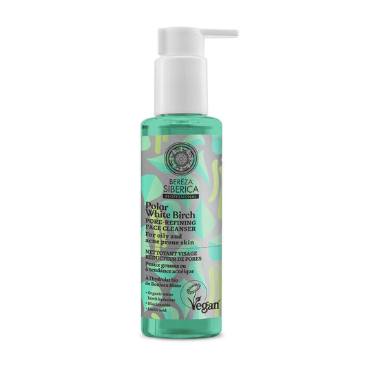 Natura Siberica Bereza Polar White Birch Limpiador Facial 145ml Jag Couture London - New York