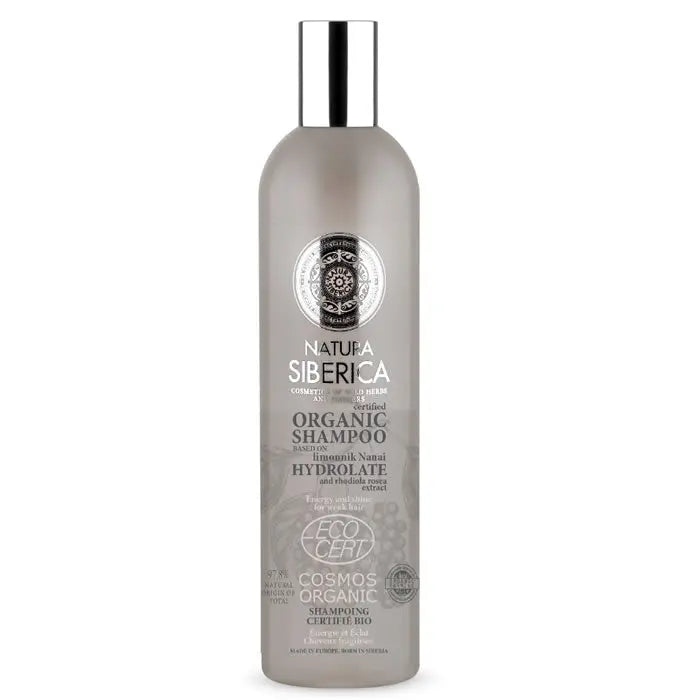 Natura Siberica Certified Organic Shampoo Energy And Shine 400ml Jag Couture London - New York