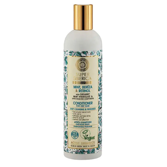 Natura Siberica Hair Conditioner Deep Cleansing And Freshness 400ml Jag Couture London - New York