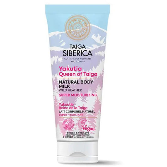 Natura Siberica Natural Body Milk Super Moisturizing 200ml Jag Couture London - New York