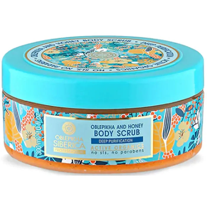 Natura Siberica Oblepikha And Honey Body Scrub 300ml Jag Couture London - New York