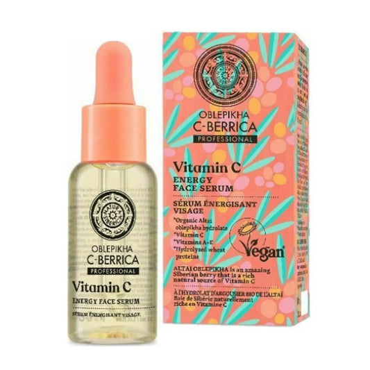 Natura Siberica Oblepikha Berrica Serum Facial Energy Vitamin C 30ml Jag Couture London - New York