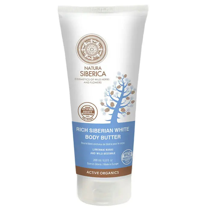 Natura Siberica Rich Siberian White Body Butter 200ml Jag Couture London - New York