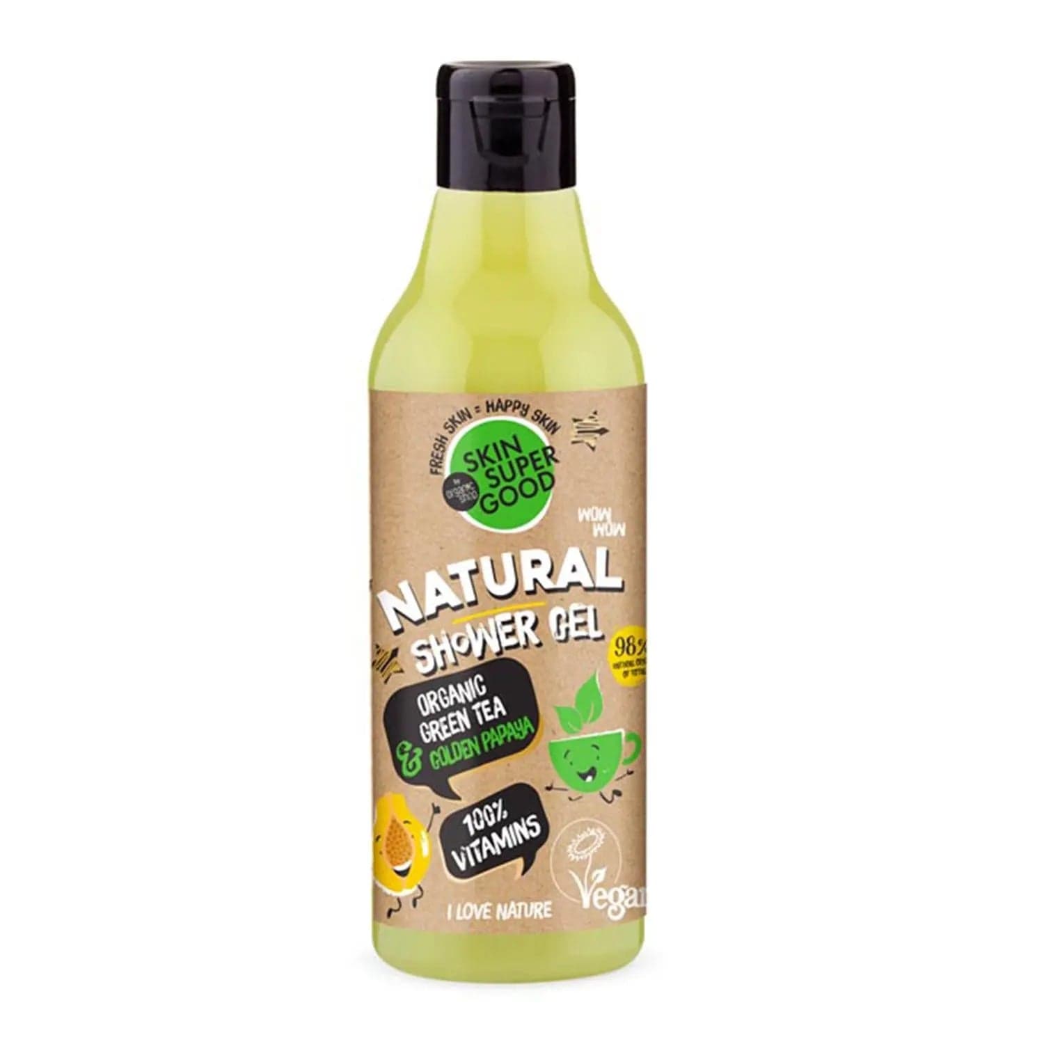 Natura Siberica Skin Super Good Natural Gel De Baño Green Tea 250ml Jag Couture London - New York