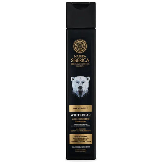 Natura Siberica White Bear Super Refreshing Shower Gel 250ml Jag Couture London - New York