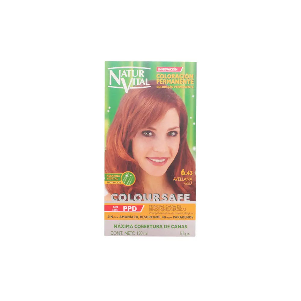 Naturaleza Y Vida Coloursafe Permanent 6.43 Hazelnut 150ml Jag Couture London - New York