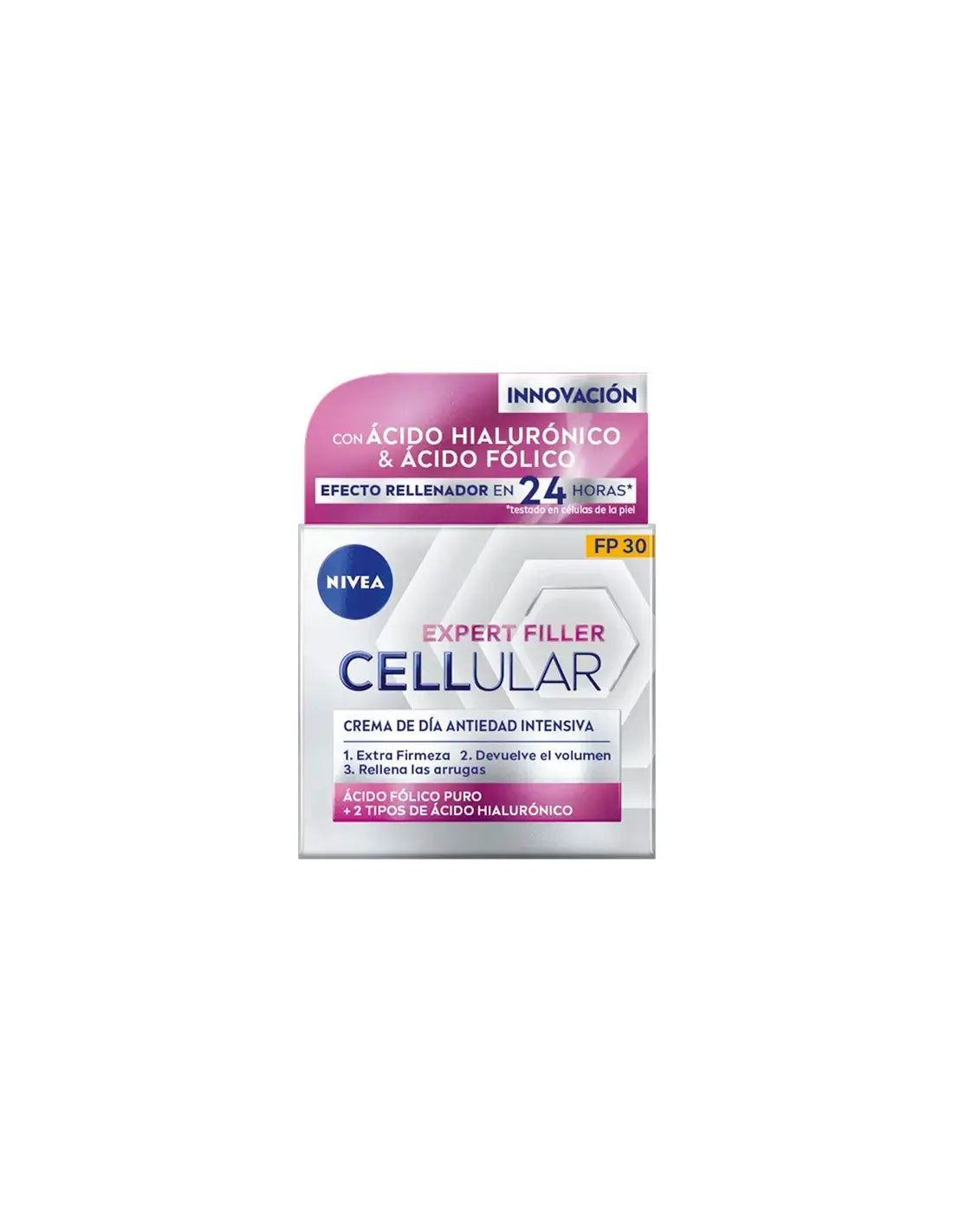 Nivea Cellular Filler Hialurónico y Fólico Crema Día Spf30 50ml Jag Couture London - New York