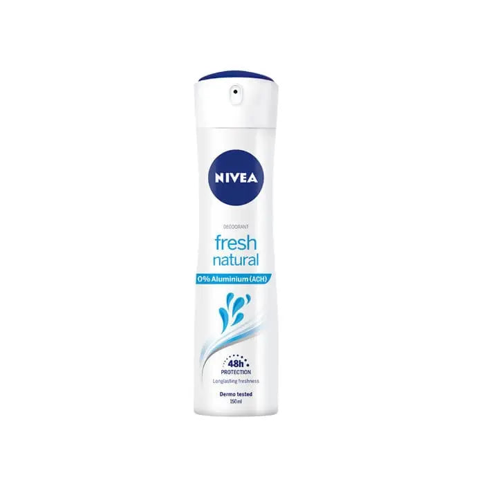 Jag Couture London - New York Nivea Fresh Natural 0% Aluminuim Deodorant Spray 150ml