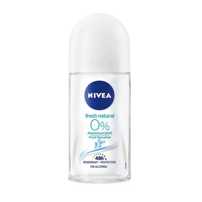 Nivea Fresh Natural 0% Roll On Deodorant 50ml Jag Couture London - New York