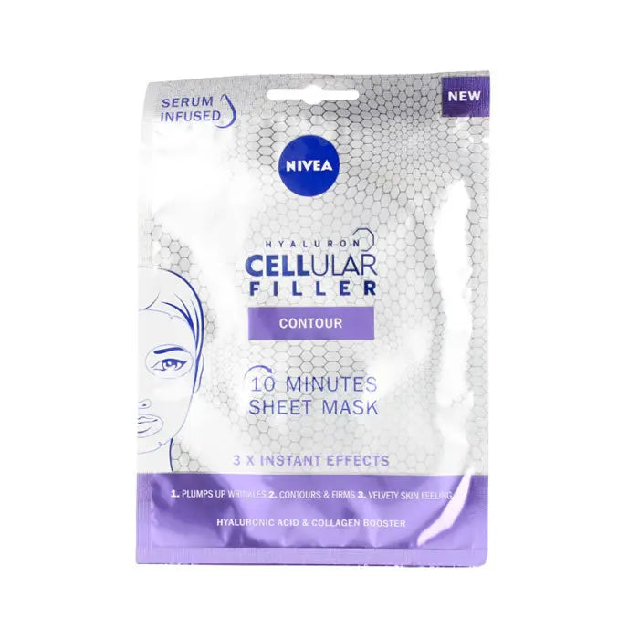 Nivea Hyaluron Cellular Filler Contour Facial Mask Jag Couture London - New York