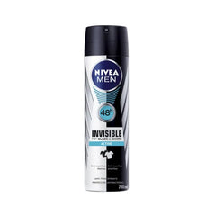Nivea Men Invisible For Black And White Active Deodorant Spray 200ml Jag Couture London - New York