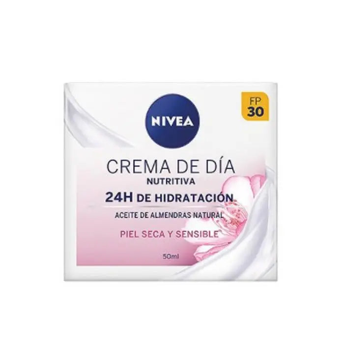 Nivea Nourishing Day Cream 24h Hydration Dry And Sensitive Skin 50ml Jag Couture London - New York
