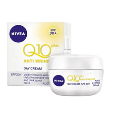 Jag Couture London - New York Nivea Q10 Plus Anti Wrinkle Age Spot Day Cream Spf30 50ml
