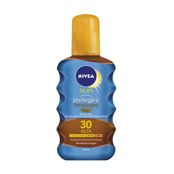Nivea Sun Protect And Bronze Tan Activating Protecting Oil Spf30 200ml Jag Couture London - New York