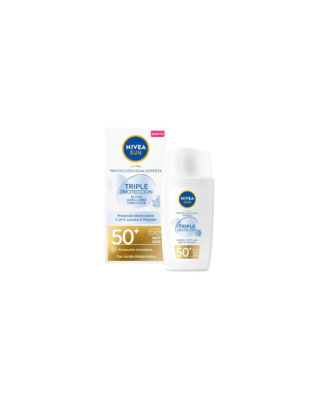 Nivea Sun Triple Proteccion Fluido Ultraligero Facial Spf50 40ml Jag Couture London - New York