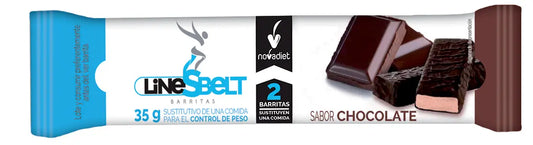 Novadiet Line Sbelt Chocolate Barritas 35g Jag Couture London - New York