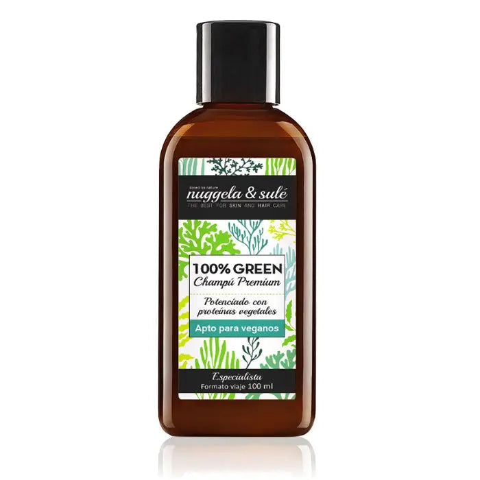 Nuggela &amp; Sulé 100% Green Shampoo Suitable Vegans 100ml - Jag Couture London - New York