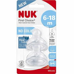 Nuk First Choice Size 2 Silicone Teat 2 Units Jag Couture London - New York