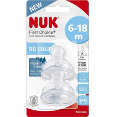 Jag Couture London - New York Nuk First Choice Size 2 Silicone Teat 2 Units