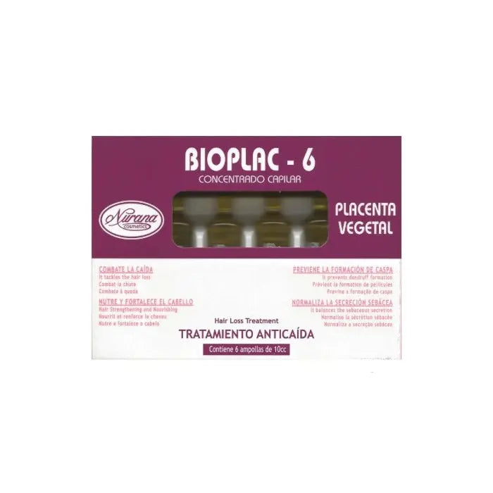 Nurana Bioplac-6 Anti Hair Loss Treatment Ampoules 6x10ml Jag Couture London - New York