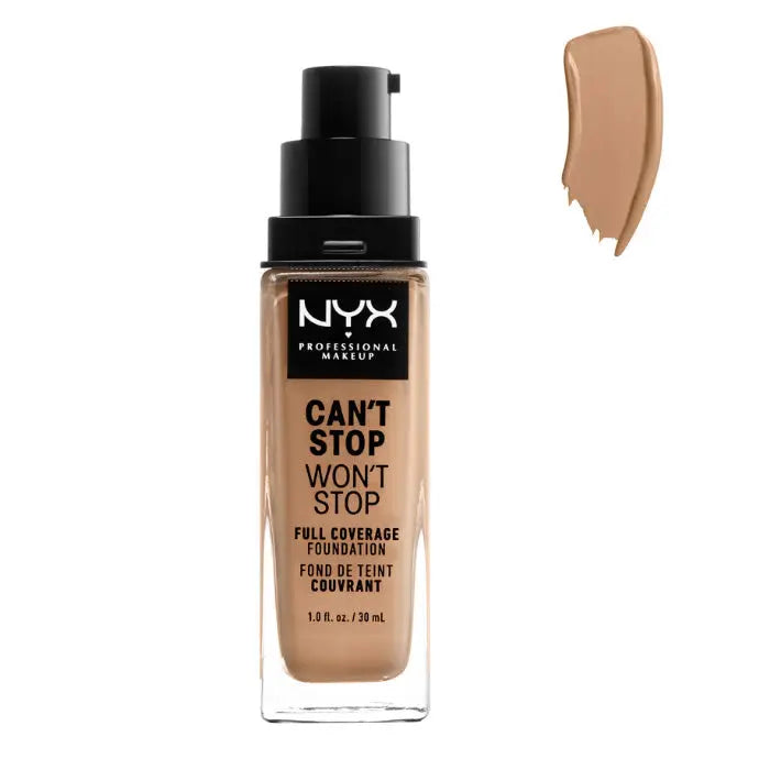 Nyx Can´t Stop Won´t Stop Full Coverage Foundation Neutral Buff 30ml Jag Couture London - New York