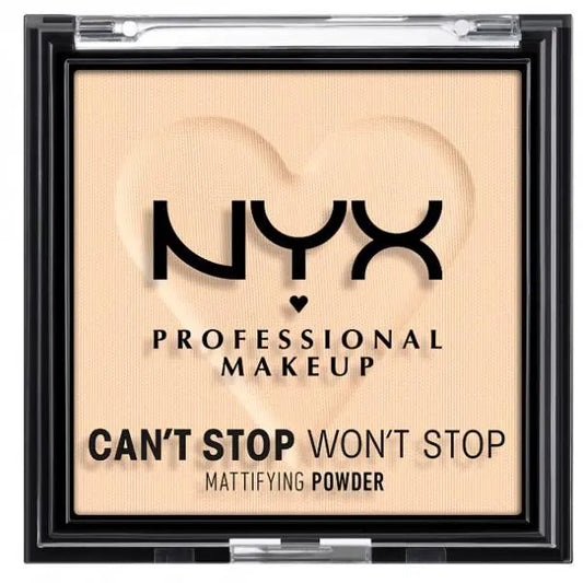 Nyx Can't Stop Won't Stop Mattifying Powder Light - Jag Couture London - New York