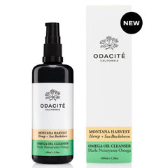 Odacité Montana Harvest Hemp Sea Buckthorn Omega Oil Cleanser 100ml Jag Couture London - New York
