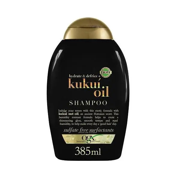 Ogx Kukui Oil Anti-Frizz Hair Shampoo 385ml Jag Couture London - New York