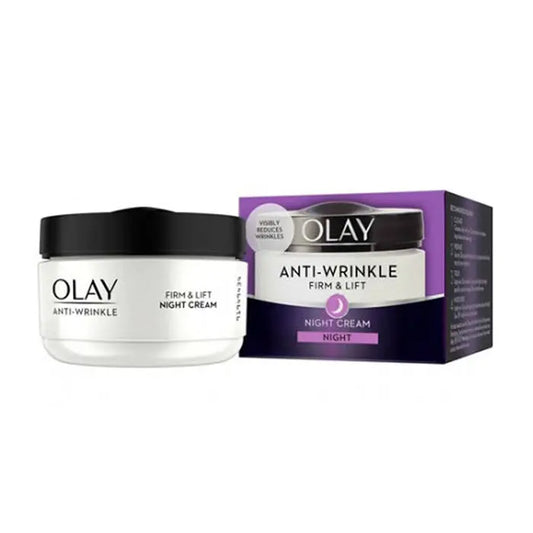 Olay Firm &amp; Lift Anti-Wrinkle Night Cream 50ml Jag Couture London - New York