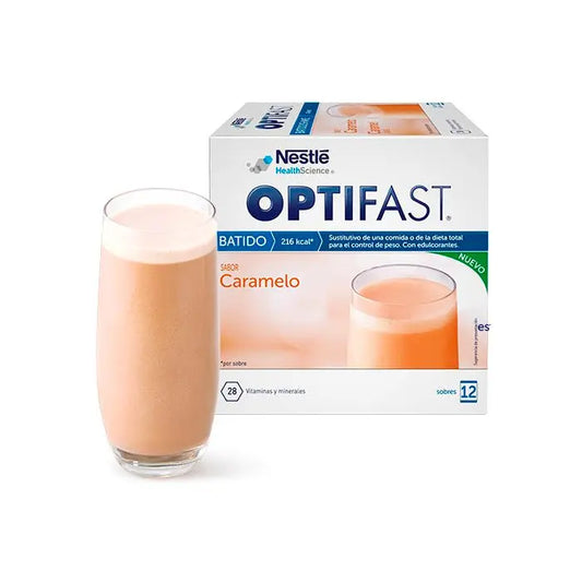 Optifast Caramel Flavour Milkshake 12 Satches 55g Jag Couture London - New York