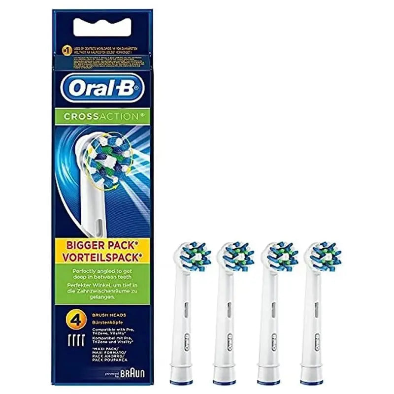 Oral-B Pro Cross Action Refill 4 Units Jag Couture London - New York