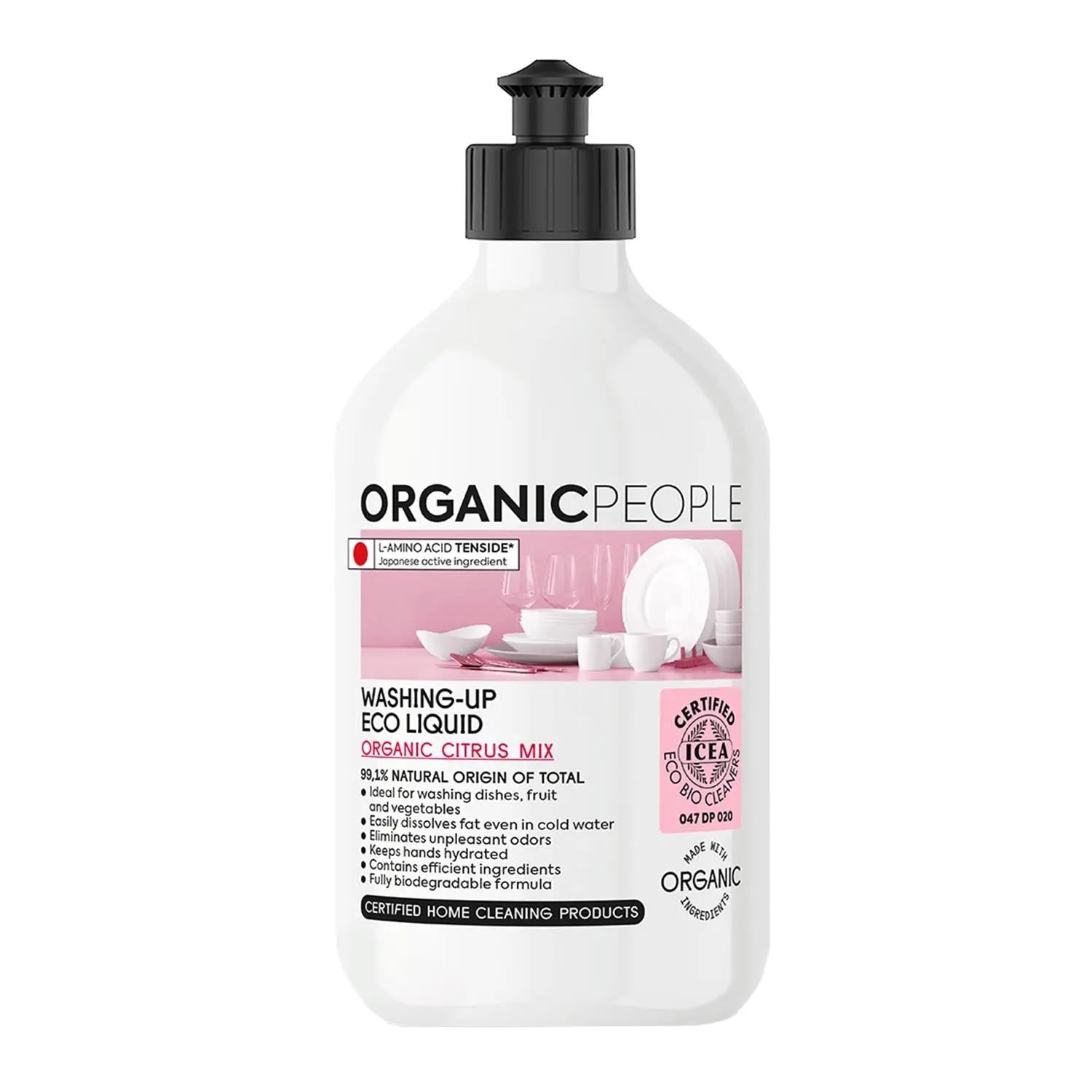 Organic People Organic Citrus Mix Washing-Up Eco Liquid 200ml Jag Couture London - New York