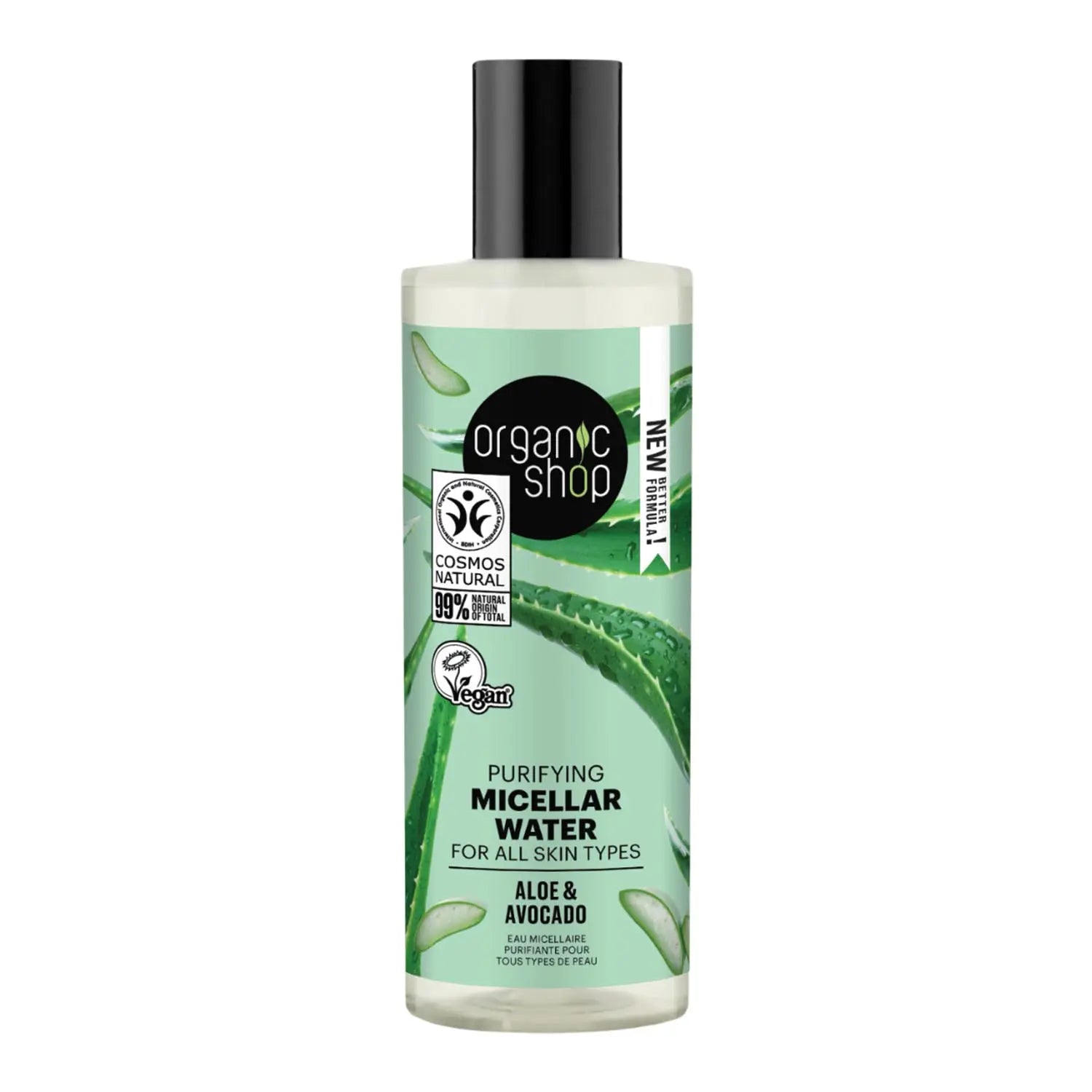 Organic Shop Aloe Agua Micelar Purificante Todo Tipo De Pieles 150ml Jag Couture London - New York