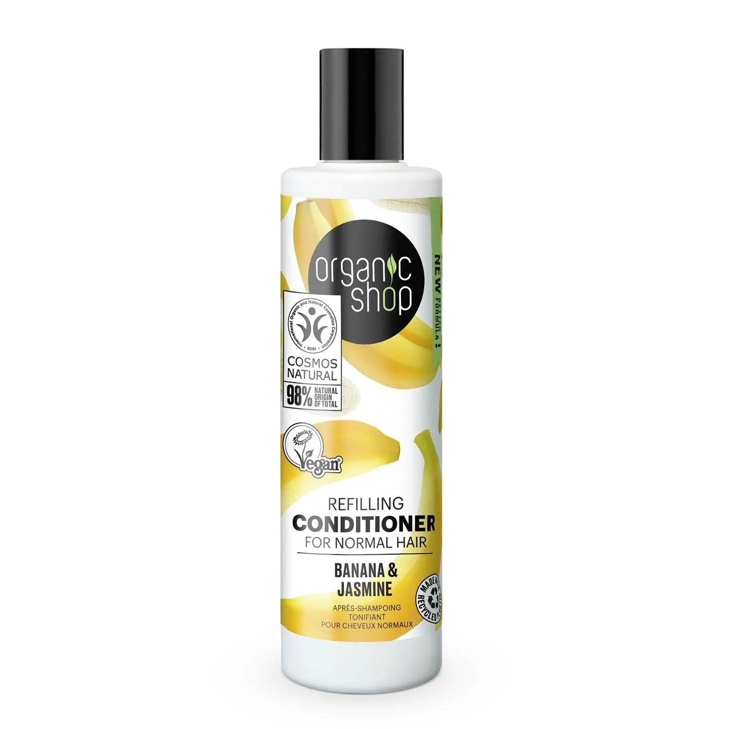 Organic Shop Banana Refillin Acondicionador Cabello Normal 280ml Jag Couture London - New York