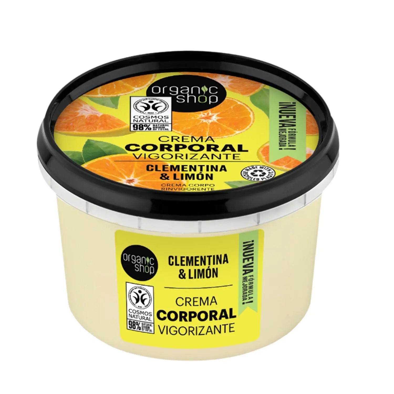 Organic Shop Clementina Crema Corporal Vigorizante 250ml Jag Couture London - New York