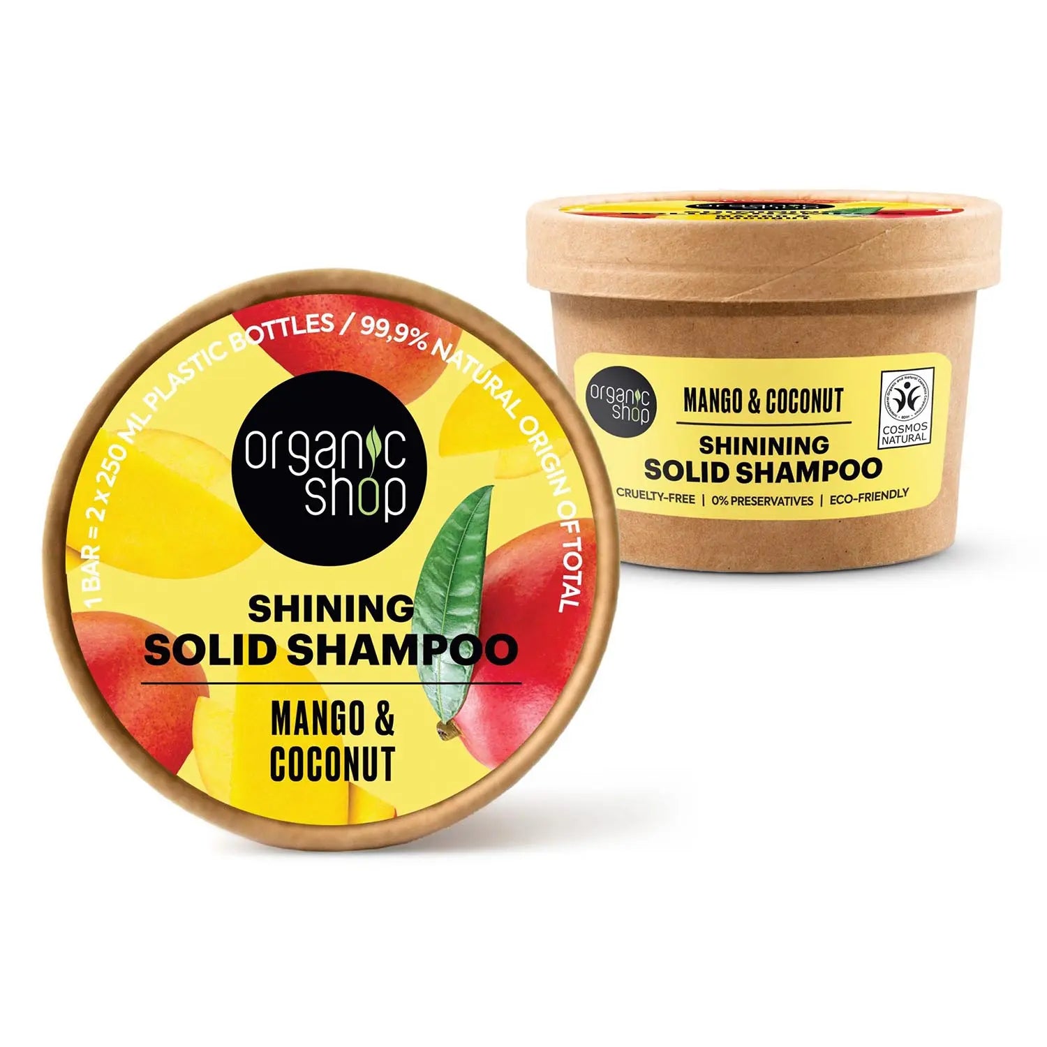 Organic Shop Mango Champu Solido Shining 60g Jag Couture London - New York