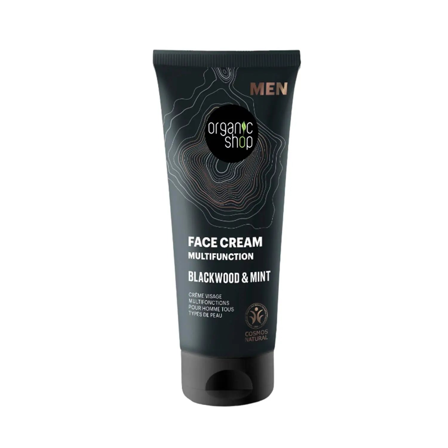 Organic Shop Men Blackwood Crema Facial Multi-Function 75ml Jag Couture London - New York