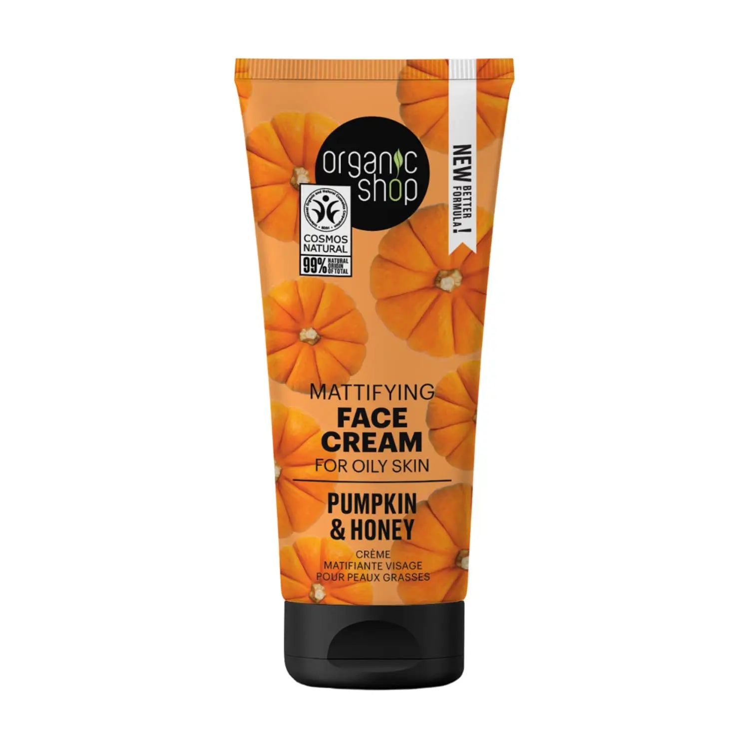 Organic Shop Pumpkin Crema Facial Piel Grasa 50ml Jag Couture London - New York