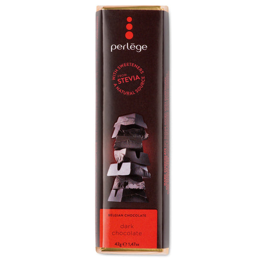 Solid dark chocolate bar
