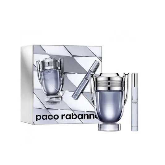 Paco Rabanne Invictus Eau De Toilette Spray 100ml Set 2 Pieces Jag Couture London - New York