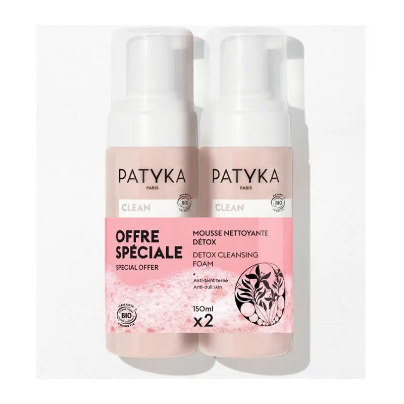 Patyka Duo Detox Cleansing Mousse 2x 150ml Jag Couture London - New York