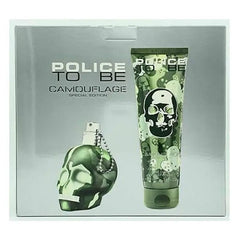 Police To Be Camouflage Eau De Toilete Spray 40ml Set 2 Pieces Jag Couture London - New York