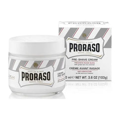 Jag Couture London - New York Proraso white Pre Shave Cream Sensitive Skin 100ml