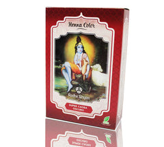 Radhe Henna Super Caoba Oscuro Polvo 100g Jag Couture London - New York