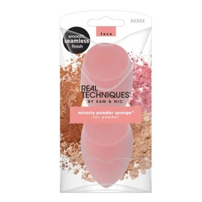 Real Techniques Miracle Powder Sponge Set 2 Pieces Jag Couture London - New York