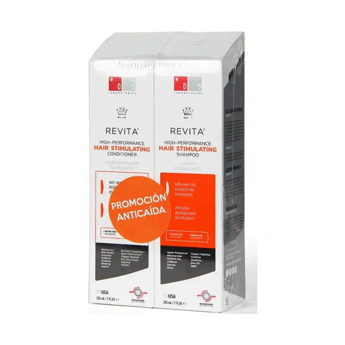 Revita Anti-Hair Loss Y Growth Stimulating Shampoo 205ml + Anti-Hair Loss Conditioner 205ml Set 2 Pieces Jag Couture London - New York