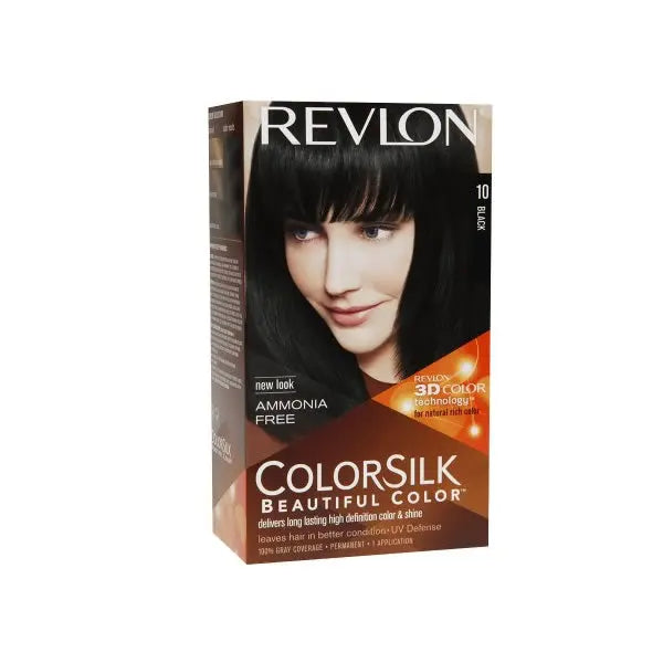 Revlon Colorsilk Ammonia Free 10 Black Jag Couture London - New York