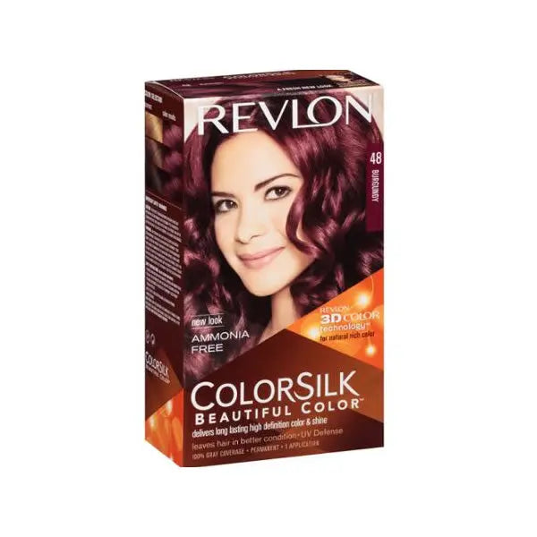 Revlon Colorsilk Ammonia Free 48 Burgundy Jag Couture London - New York