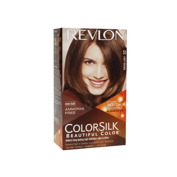 Revlon Colorsilk Ammonia Free 51 Light Brown Jag Couture London - New York