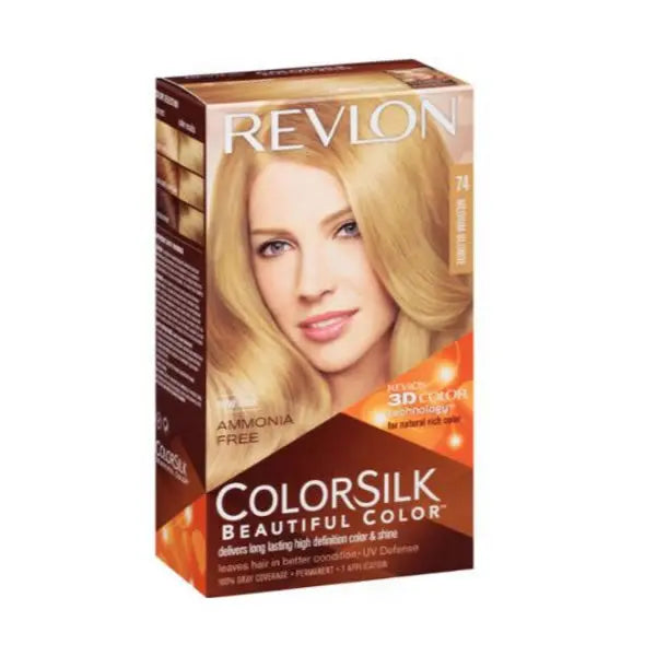 Revlon Colorsilk Ammonia Free 74 Medium Blond Jag Couture London - New York